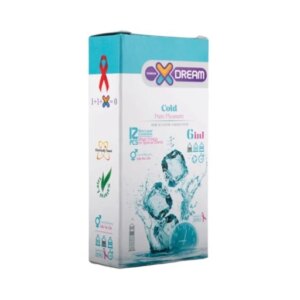 کاندوم خاردار و تاخیری خنک ایکس دریم XDream Cold بسته 12 عددی  (انقضا 1409/01)