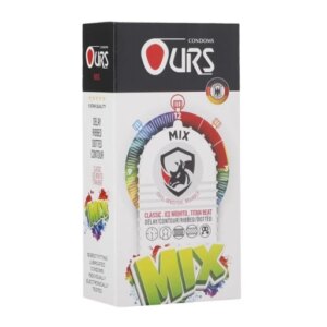 کاندوم میکس اورز OURS MIX بسته 12 عددی (انقضا 1408/02)