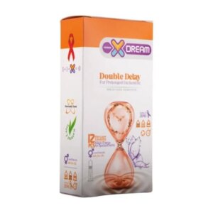 کاندوم تاخیری طولانی دابل دیلی ایکس دریم XDream Double Delay بسته 12 عددی  (انقضا 1409/07)