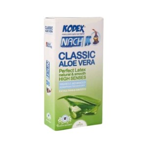 کاندوم کلاسیک آلوئه ورا ناچ کدکس NACH KODEX Classic Aloevera بسته 12 عددی
