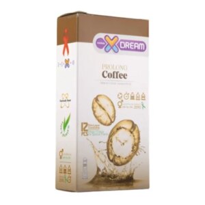کاندوم خاردار و تاخیری قهوه ایکس دریم XDream Coffee بسته 12 عددی (انقضا 1409/01)